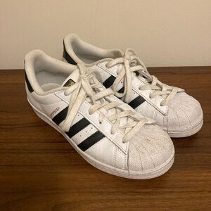 Adidas Superstar White Black Sneakers